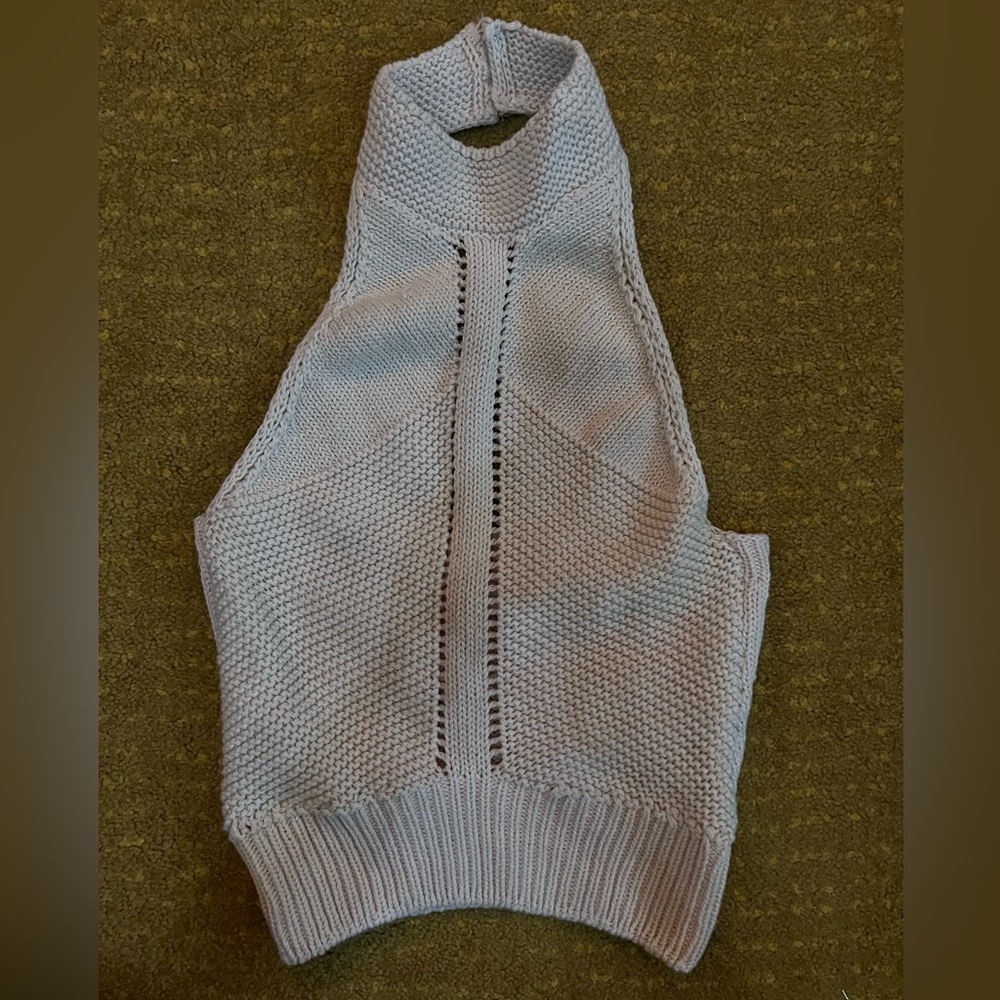 Zara knitted Halter Top
